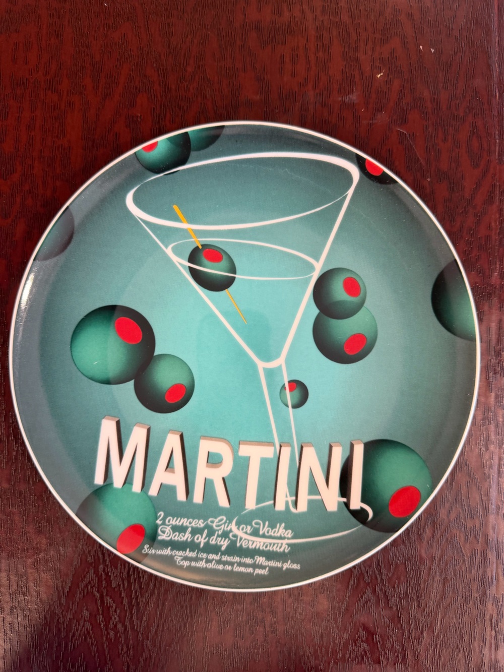 Set of 6 Assorted Plates - Silver Tin